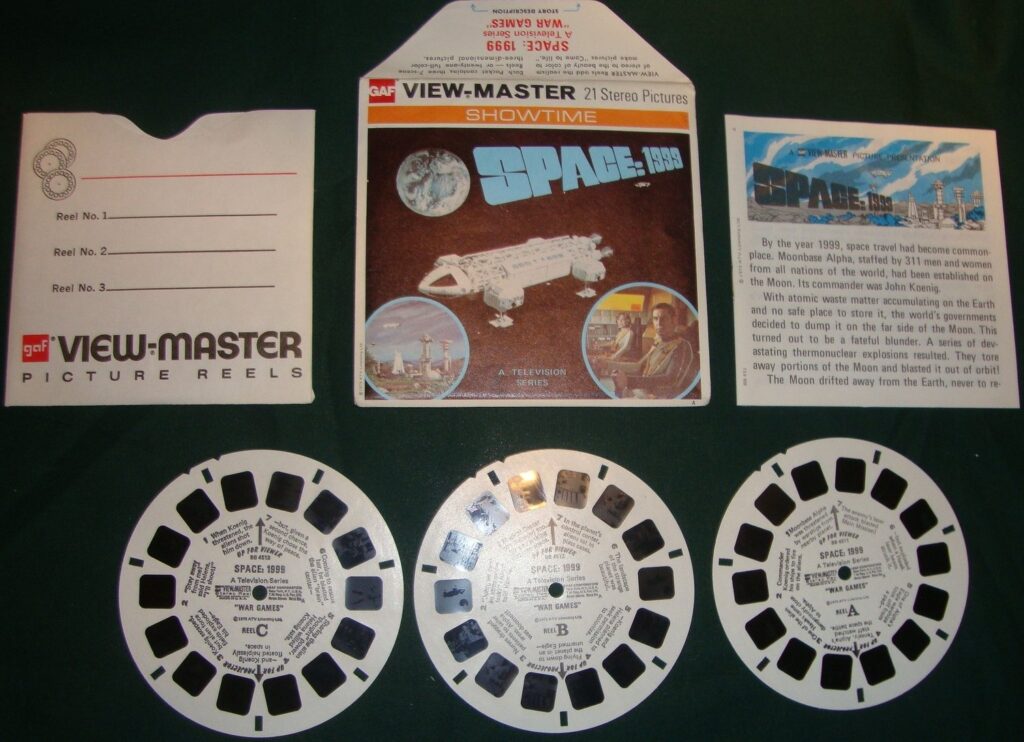 Set of 3 Vintage Viewmaster Reels Space:1999 